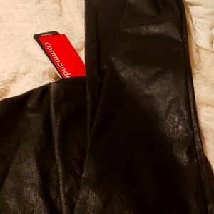 Commando faux leather leggings size M black NWT